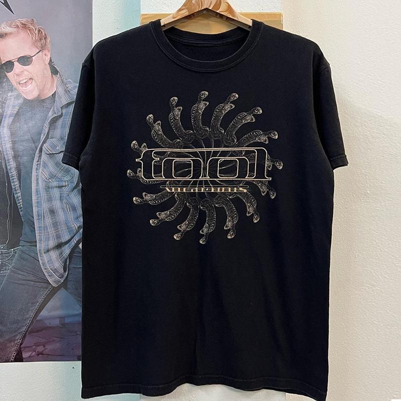 Tool Band American Heavy Metal Rock Short-sleeved Y2k Street Heavyweight Cotton Cool Round-neck Half-sleeved Fashion T-shirt