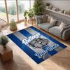 Canterbury-Bankstown Bulldogs Crystal Velvet Rug, Custom Name Text Personalized Non‑Slip Floor Mat for Home Decor Gift