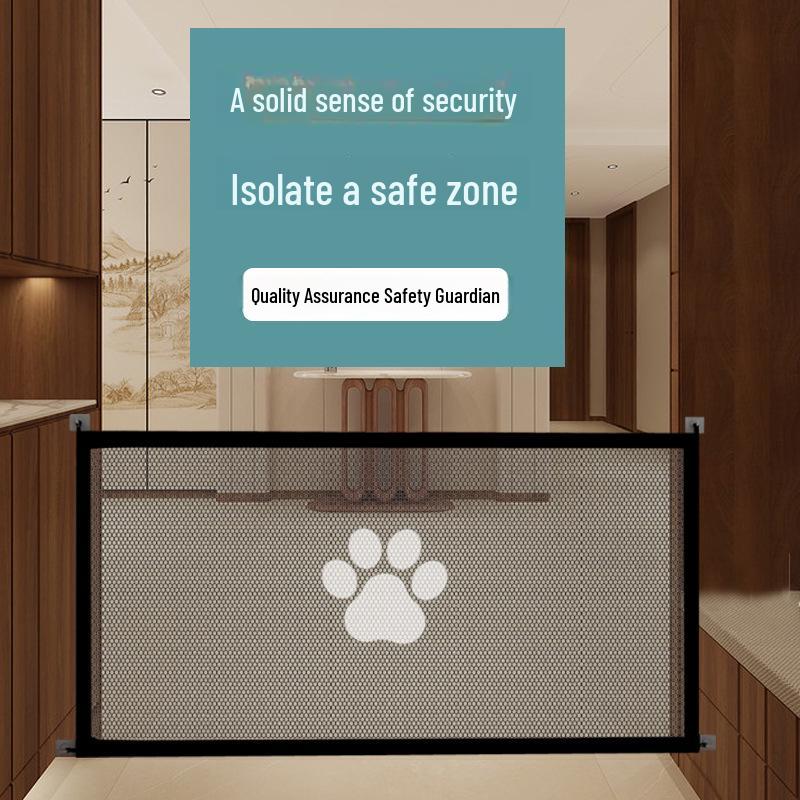 Изготовленный на заказ забор и дверь для собаки: Легкая сборка, Безопасная изоляционная сетка, Дверной барьер без сверления для домашних животных