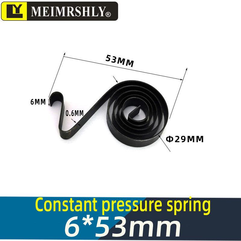 JR Motor Carbon Brush Holder Grip Bracket with Constant Force Spring, Aluminum Copper, 25*32*60 mm.