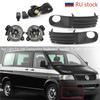 Сборка противотуманной фары для VW T5 Transporter Multivan Caravelle 2003-2010 Светодиодная Галогенная Фара Провода Лампочки Противотуманных Фар Автоаксессуары
