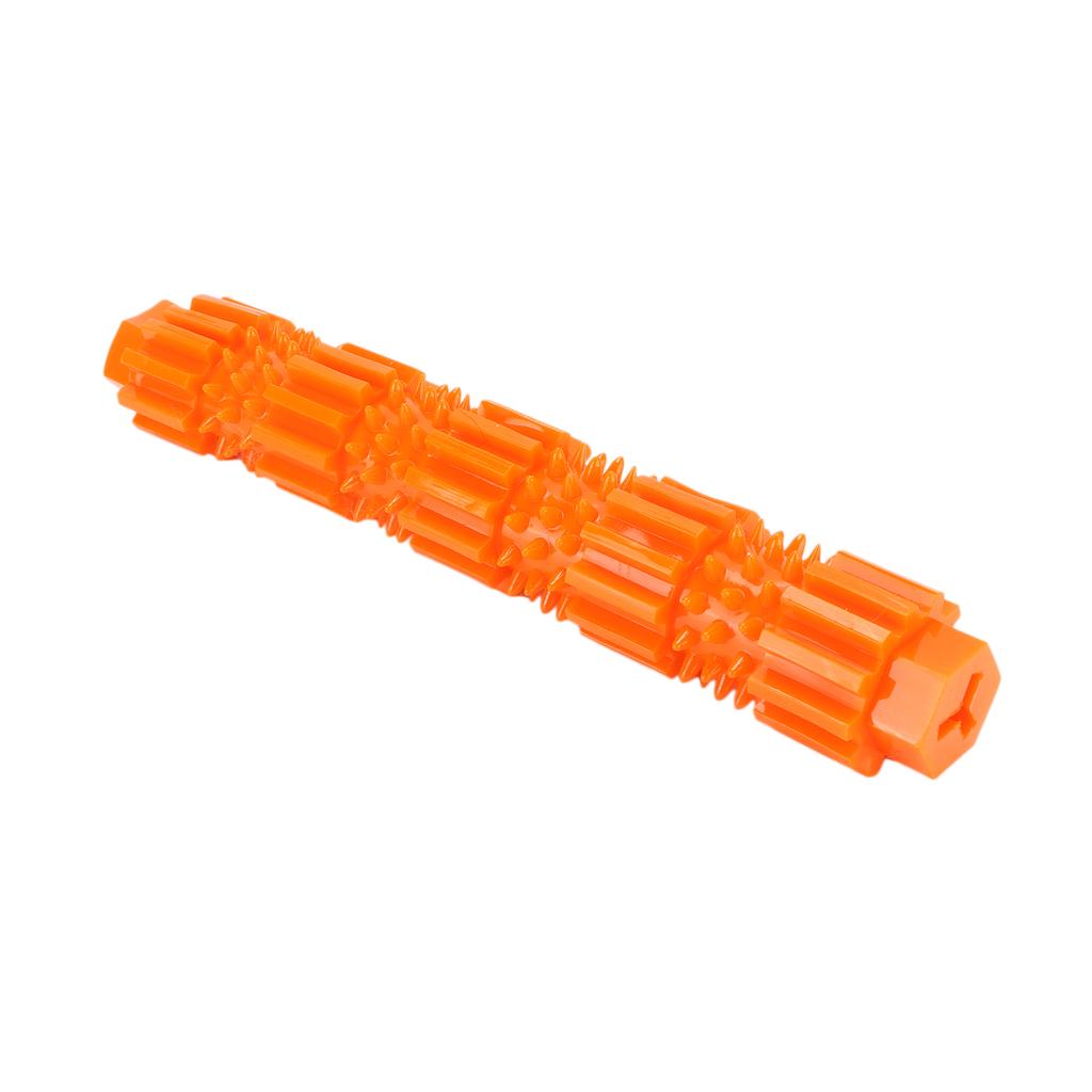 Игрушка-кость для собак из резины, чистка зубов, игра, взаимодействие, обучение, прочные и долговечные игрушки для жевания, оранжевый