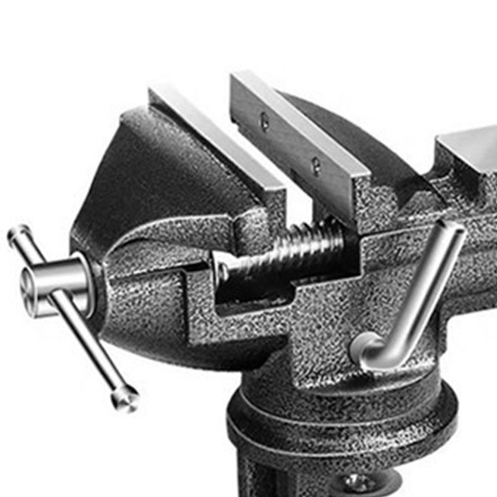 Vise 360 Degree Rotation Bench Vise 73mm Opening Table Vise Cast Steel Clamp Tool 80mm  3.15in