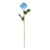 Artificial Flower Branch Artificial Rose Flower Branch Realistic Silk Bloom with Green Leaves Faux Floral Decoration for Home