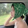 Summer Soft Cotton Scarf: Women's Small Square Shape Breathable Sun-Protective Headscarf Hair Tie & Neck Scarf
