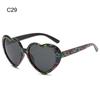 UV400 Polarized Heart Sunglasses Party Beach Love Shaped Shades Heart Shaped Sun Glasses  for Women