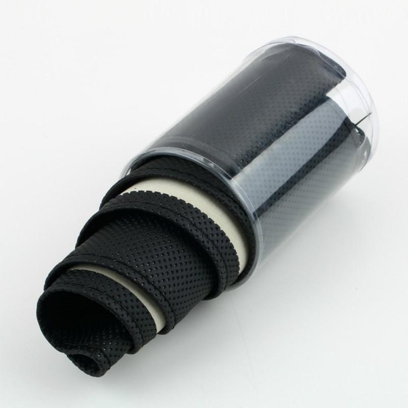 Плетёная оплётка на руль из микрофибры, противоскользящая