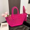 Trendy Woven Tote Bag for Women, Ideal Picnics, Travel, Vacations Or Dates.