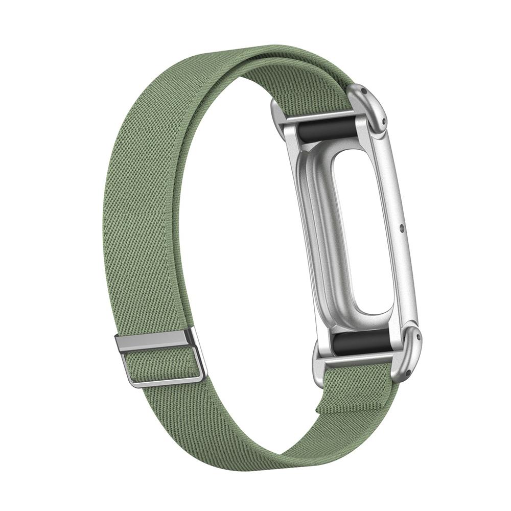 Advanced Metal Case Nylon Weave Strap Stepless Adjustable Elastic Braided Band For Google Fitbit Air Fitness tracker Wristband