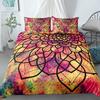 Mandala King Queen Duvet Cover Bohemian Bedding Set For Teens Adults Girls Exotic Ethnic Floral 2/3pcs Polyester Comforter Cover