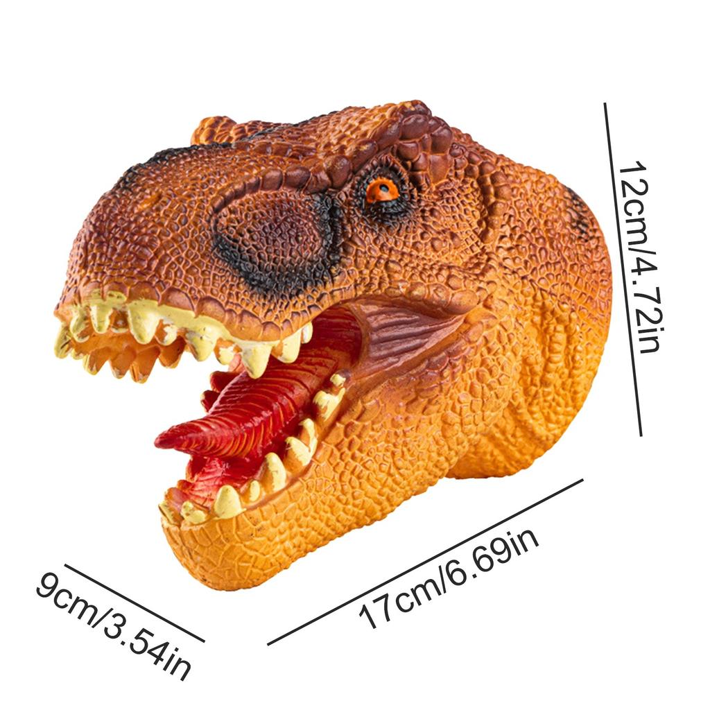 Ручная кукла динозавра, кукла динозавра, резиновая, реалистичная, ручная кукла, игрушки, украшения на Хэллоуин, игрушки