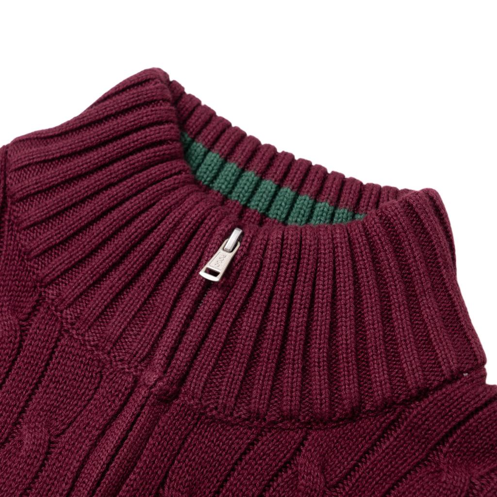 Детский свитер Polo Ralph Lauren крупной вязки на молнии 323868894-023