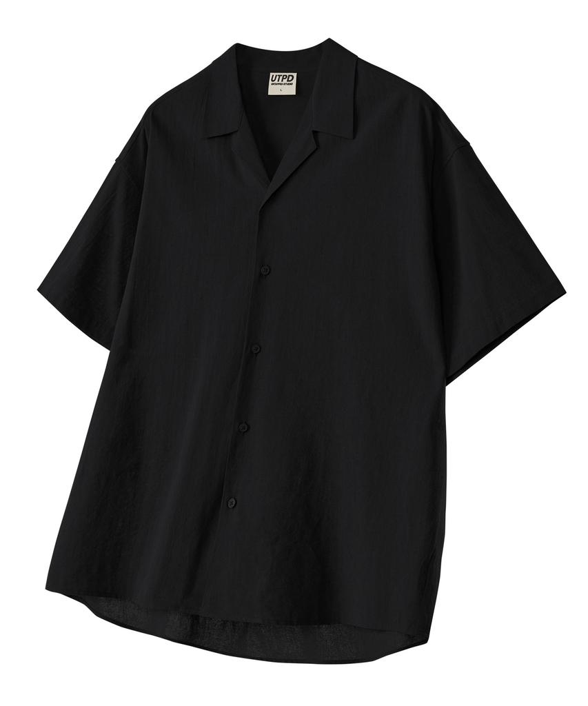 UNTAPPED STUDIO Oversized Linen Open Collar Short Sleeve Shirt 5 Colors (Type B)