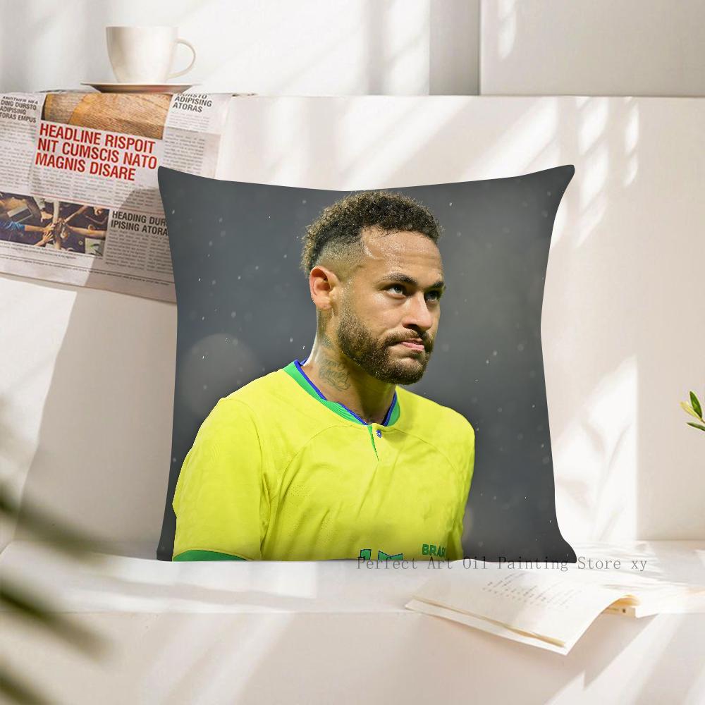 1 шт. Наволочка F-Football N-Neymar Квадратная Наволочка Подушка Декор Спальни Дивана Комнаты Повседневная Наволочка