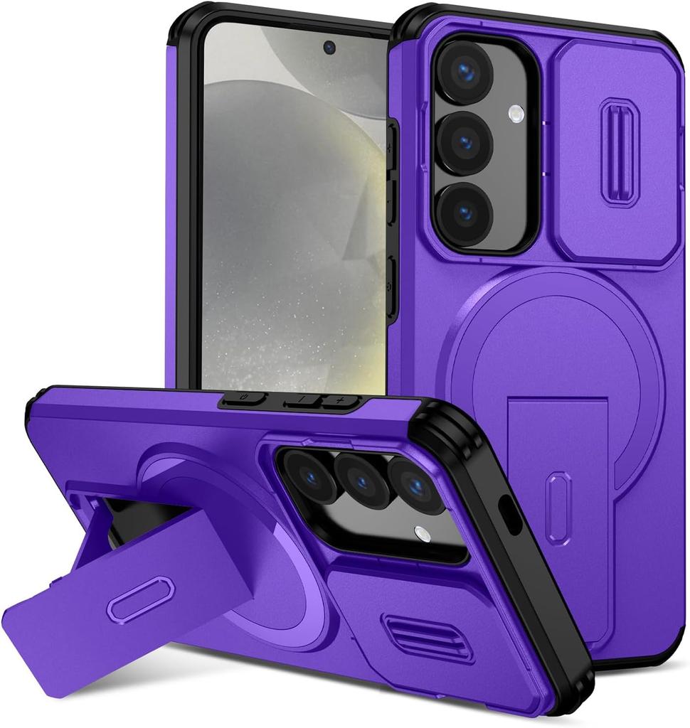 Phone Case For Samsung Galaxy S26+ Plus with Camera Cover, Magsafe, Heavy Duty Magnetic Case