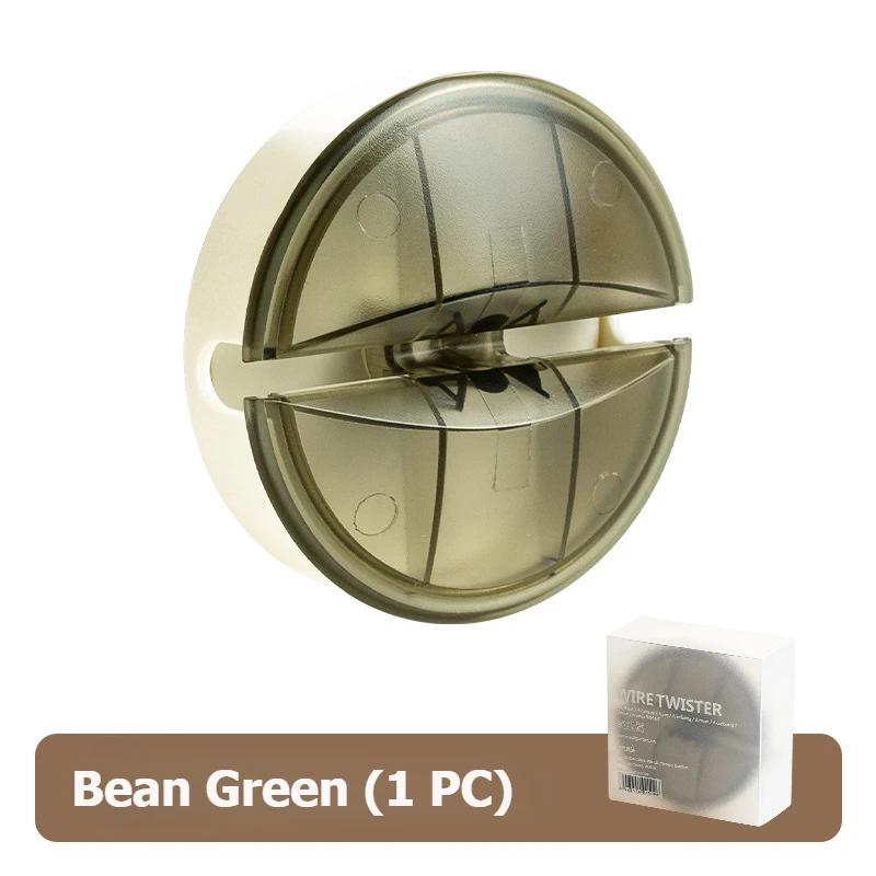 1 шт. Сворачивающееся устройство для намотки кабеля, портативное круглое устройство для хранения кабеля, 4 цвета, гибкий органайзер для кабелей для наушников / зарядного устройства