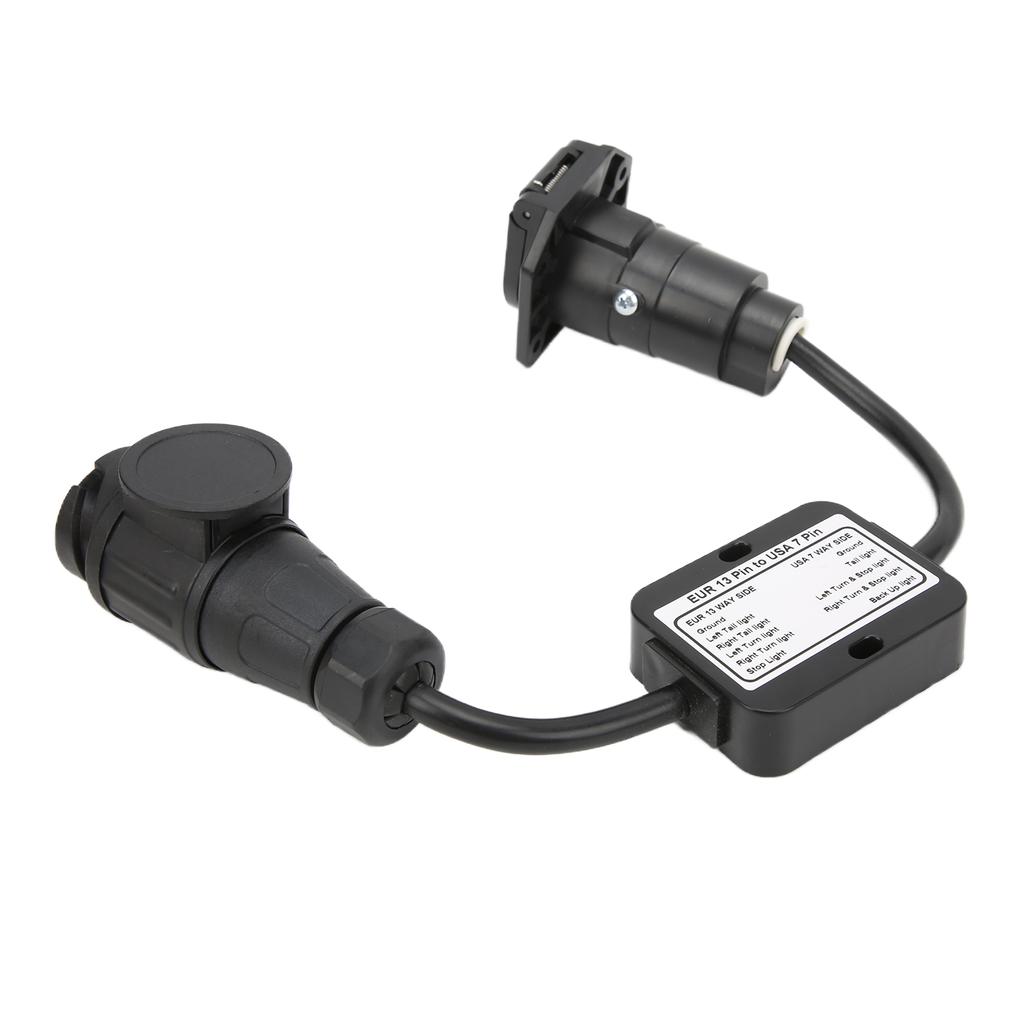 Европейский 13-контактный вилка на американскую 7-контактную вилку круглый разъем для прицепа Электрический преобразователь