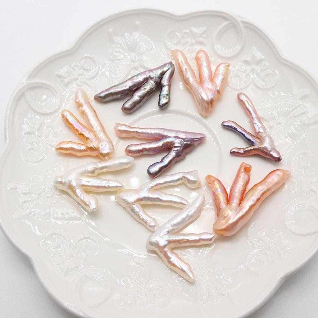 1Pcs Pearl Pendant Natural Freshwater Baroque Pearl Pendant With Hole For Jewelry Making DIY Necklace Accessory