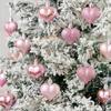 12Pcs 4.5CM Christmas Balls Decorations Christmas Tree Ornaments Ball Hanging Pendants Home Party Decor New Year Navidad Decor