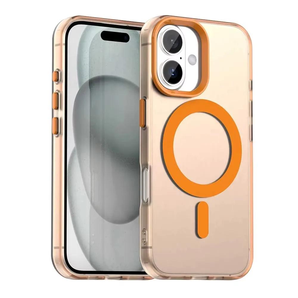 Luxury Phone case For Apple iPhone 16 15 14 13 Pro Max Slim Dropproof Shockproof Anti-Fingerprint Magnetic Matte