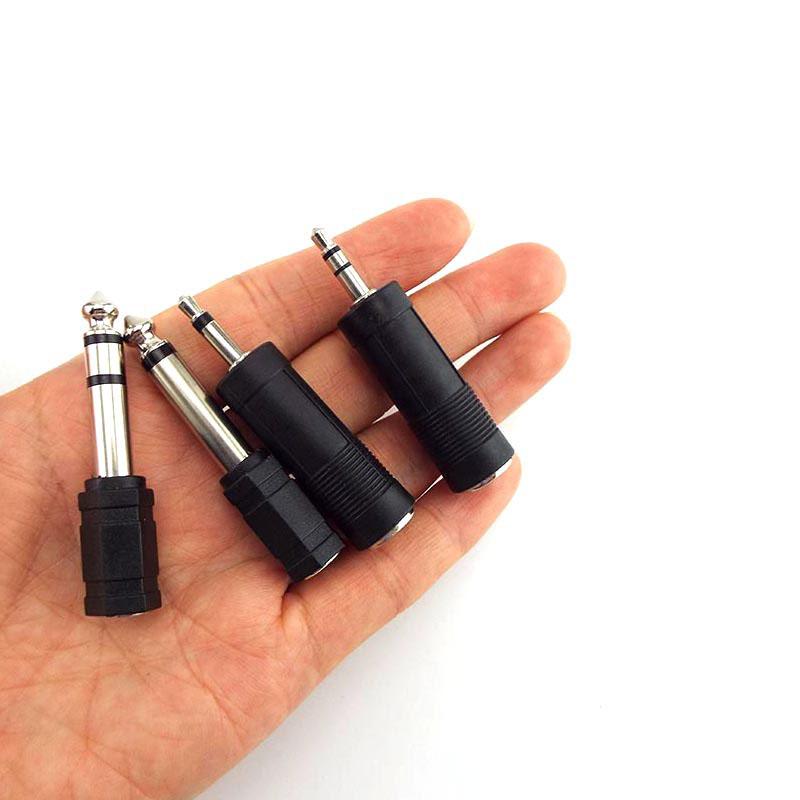 Никелированный 6,35 мм 6,5 мм 1/4" моно стерео штекер гнездо к 3,5 мм 1/8" штекер гнездо аудио разъем динамика 2/3 полюсный клеммный разъем