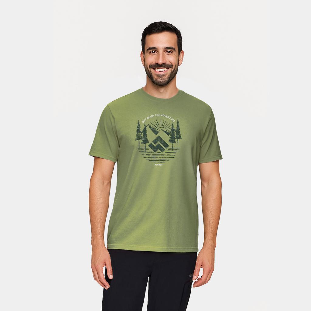Alpinus Kitreli Men' T-Shirt Green Fp11898 Size