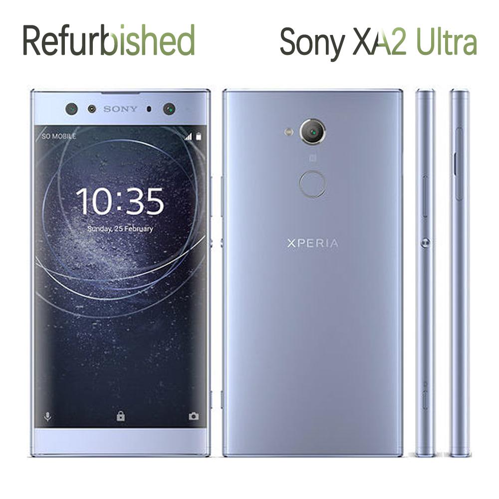 Восстановленный оригинальный мобильный телефон Sony Xperia XA2 Ultra H3213 с одной SIM-картой/H4233 с двумя SIM-картами, 32 ГБ ПЗУ, 4 ГБ ОЗУ