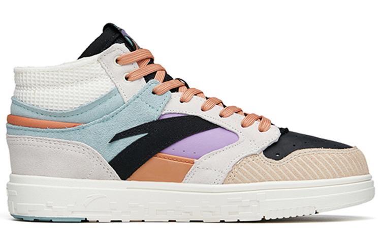 Women's Sneakers Anta Casual Slip Resistant Cushioning Abrasion Resistant Mid top Skateboard Shoes Women's