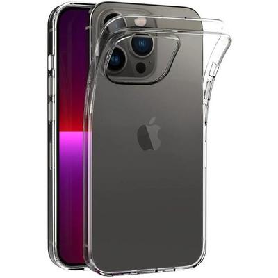 Чехол для iPhone 14 PRO - Phonillico - Силикон Гель ТПУ - Мягкая Защита - Ультратонкий - Прозрачный