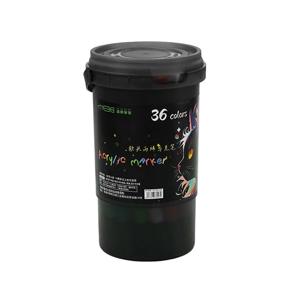 Multiple Colors Acrylic Marker Pen Soft Headed Soft Headed Marker  Children's Drawing