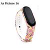 Красочный мягкий силиконовый браслет ремешок для Xiaomi Mi Band 3