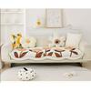 Wave Edge Sofa Cushion High-end All Season Universal Chenille Sofas Cover Printed Pattern Irregular Sofa Towel Tulip Pattern