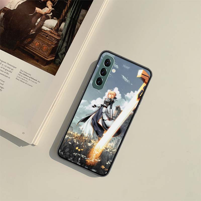 Чехол для телефона Bilibili F-Fate Stay Night для Samsung A04S A05S A15 A25 A35 A55 A14 A24 A34 A54 A71 A51 A41 A31 A21S A11 Galaxy Note