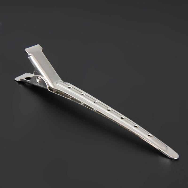 10 шт./набор Зажимы для ухода за волосами Парикмахерские секционные зажимы из нержавеющей стали Зажимы для парикмахерского бара