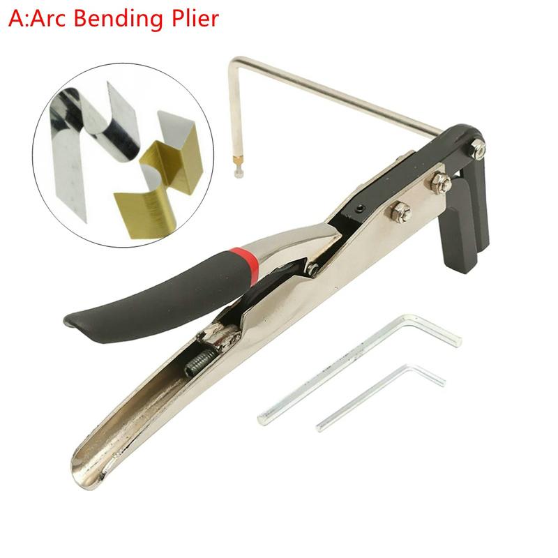 1Piece Bending Plier Manual Sheet Strip Arc/Angle Bender Steel Plier Clamp Channel Letter Tools Penguin Folding Plier