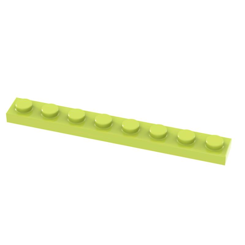 Funbrick 50 шт. Пластина 1x8 3460 Совместимая с Известными Строительными Блоками MOC DIY Классические Игрушечные Кирпичики