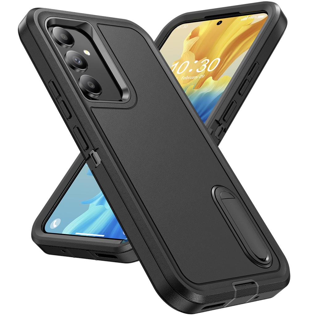 Kickstand Dustproof Phone Bag Case for Samsung Galaxy A15 A53 5G A54 A14 A04S A13 S23 FE S22 Ultra S24 Plus Shockproof Cover