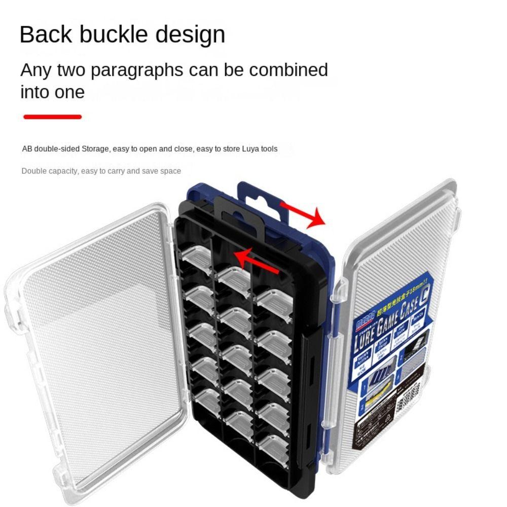 Space Separation Hook Bait Storage Box Multi region Case Fishing Tackle Boxes Multifunction Waterproof Fishing Lure Tackle