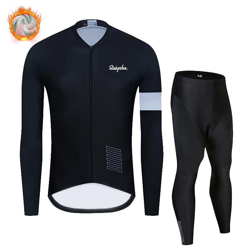 Winter Cycling Clothes Men's and Women's Breathable Road Mountain Cycling Clothes 2026 Winter Velvet Warm Cycling Clothes Set