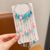Cute Tassel Forehead Chain Mermaid Pearl Bow Accessories Fashion Hair Clip  for Children