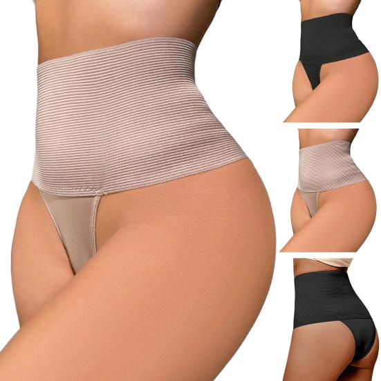 Женские трусы с высоким животом, однотонные трусики для похудения, цветное корректирующее белье с контролем талии, эластичный тренажер для подтягивания ягодиц, Корректирующее белье
