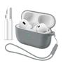 For Airpods Pro 3 2025 New Silicone Case Earphone Accessories with Cleaner Kit & Lanyard Full Protective Cover for Airpods Pro 3