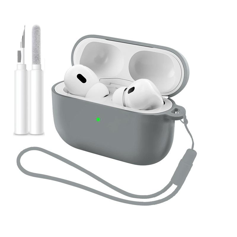 For Airpods Pro 3 2025 New Silicone Case Earphone Accessories with Cleaner Kit & Lanyard Full Protective Cover for Airpods Pro 3