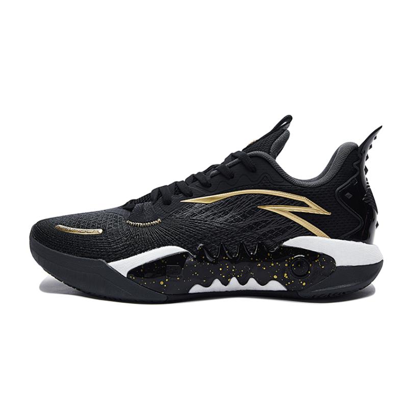 Anta Кроссовки мужские Shock Wave 5 V2 Черно-золотые Серые 112431106S-1