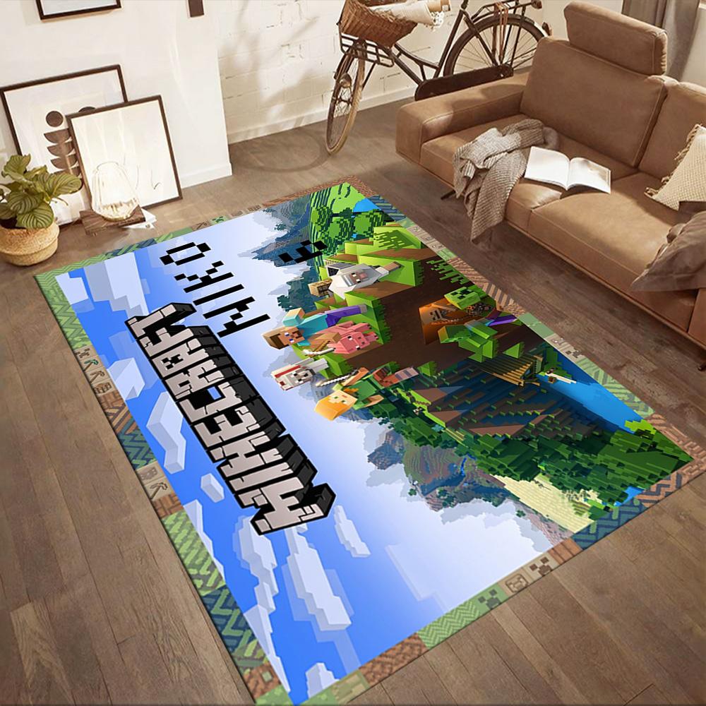 Minecraft 19 Carpet Design for Decorate room Bedrooms Balcony Kitchen Antislip Carpet Anime Office Decor Wedding Party Gift