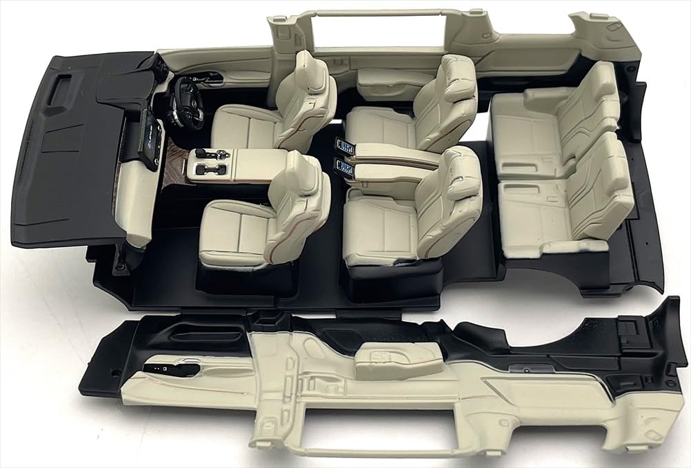 Kyosho Оригинал LEXUS LM 500h Agate Solis Готовая модель KS03924SA 1/43 (Соник 6-местный Белый)