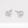 Серьги Lotus "Good Things Lotus Lotus" для женщин, которые можно не снимать, простой нишевый дизайн, новый стиль