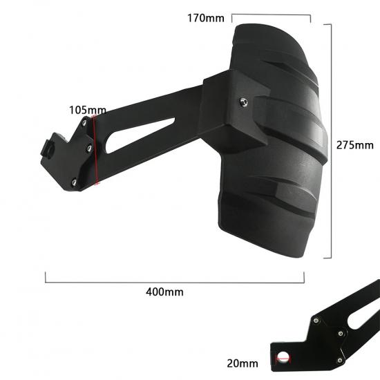 Motorcycle Mud Splash Guard Tire Hugger Cover Rear Fender Mudguard For BMW F800GS F800R F700GS F650GS 2008-2016 2017 F 800 GS/R