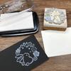 Металлический штемпельный коврик DIY Скрапбукинг Металлический коврик для чернил Жемчужный блеск Резиновые штампы Коврик для печати Печать Золотой Серебряный Черный Инструменты для штамповки