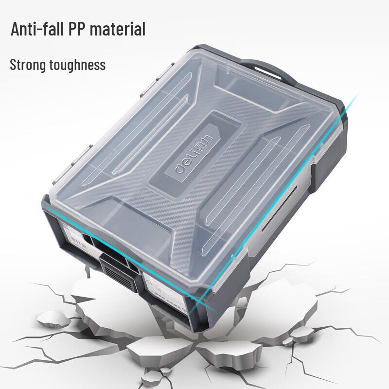 Deli 9-Compartment Multi-Tool Parts Organizer